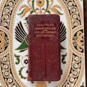 Vintage Collector’s Item Saalfield’s German-English & English- German Dictionary